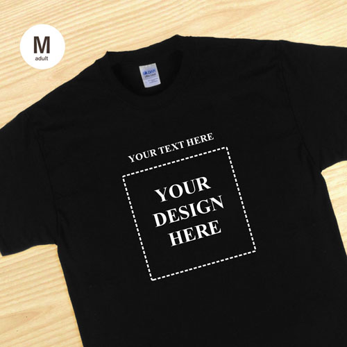 Custom Print Square Image Message T Shirt