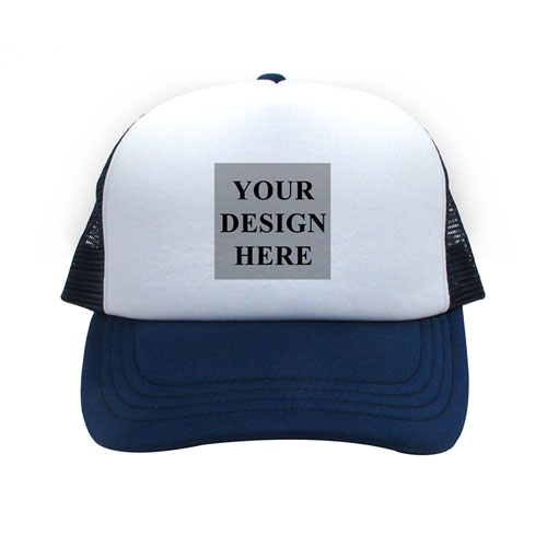 Custom Trucker Hat Square Image, Navy