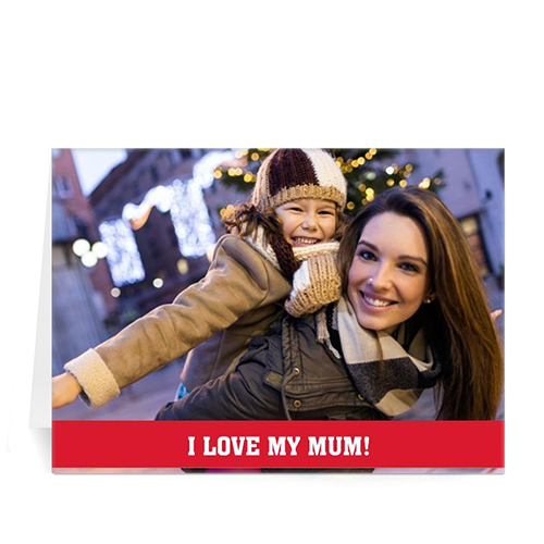 Personalised Mothers Day Photo Greeting Cards, 5