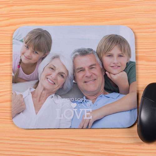 Personalised Sending Love Mouse Pad
