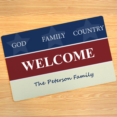 Memorial Day Personalised Doormat
