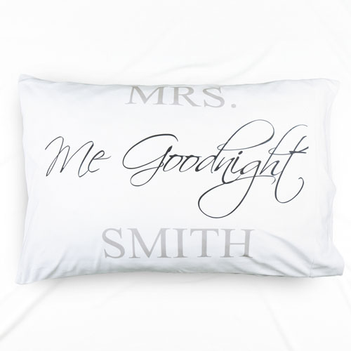 Me Goodnight Personalised Name Pillowcase