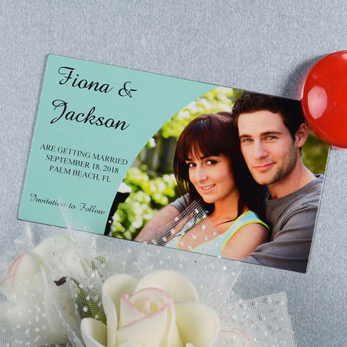 Create And Print Sky Simple Personalised Photo Magnet 2
