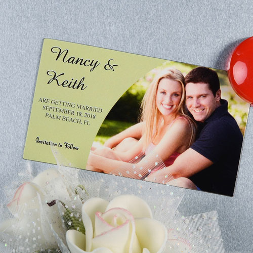 Create And Print Sage Simple Personalised Photo Magnet 2