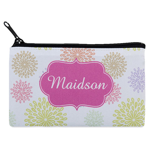 Summer Floral Personalised Cosmetic Bag 4