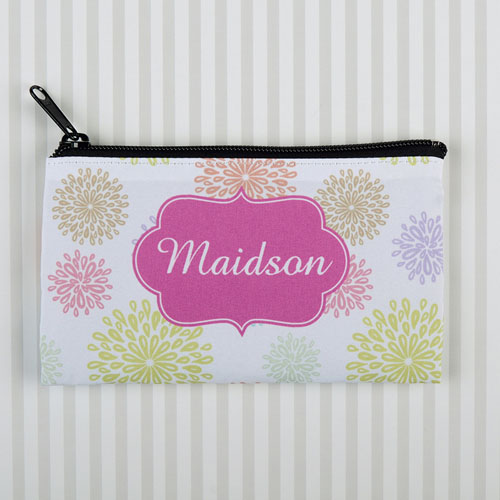 Summer Floral Personalised Cosmetic Bag 6