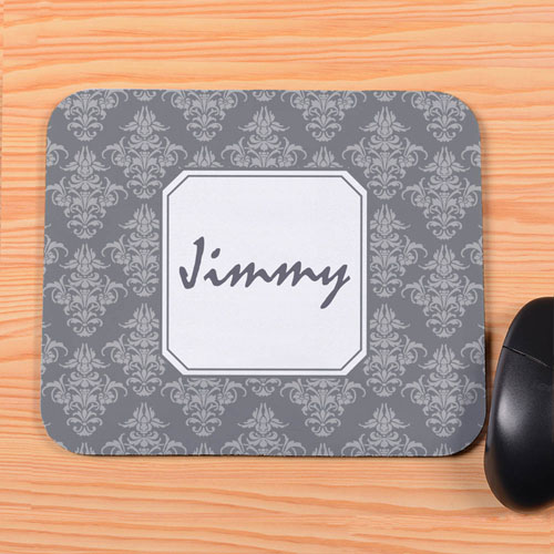 Charcoal Vintage Personalised Mousepad