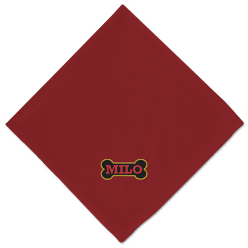 Bone Custom Name Dog Bandanas, 20