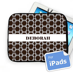 Custom Name Chocolate Links Ipad Sleeve