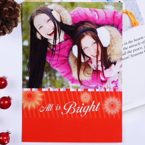 Print Your Own Shiny And Bright Cards