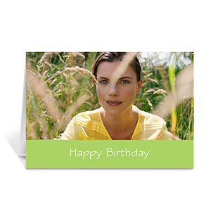 Custom Birthday Lime Photo Cards, 5