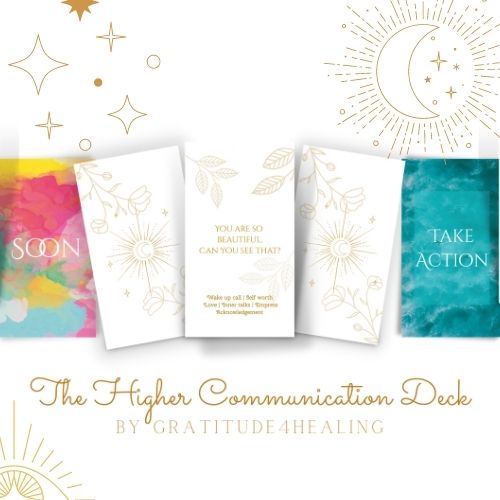 The Higher Communication Deck - A Divination Message deck by Gratitude4Healing